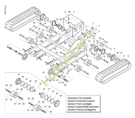 Picture of Telaio NTR 550 D (Hydro) (Fino/Until 2009) Transporter