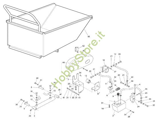 Picture of Cassone dumper NTR 2250 D (Fino/Until 2009) Transporter