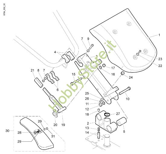 Picture of Piantone FC 30 HM (Fino/Until 2009) Falciatrice