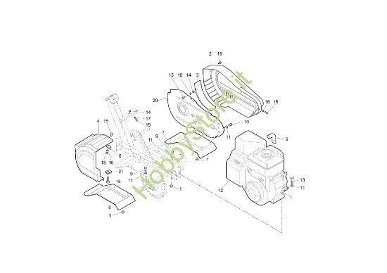 Picture of Cofanature 122 (Fino/Until 2009) Motozappa