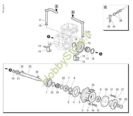 Picture of Ingranaggi (Cambio) (2/2) NTS 65 (Fino/Until 2009) Trinciasarmenti