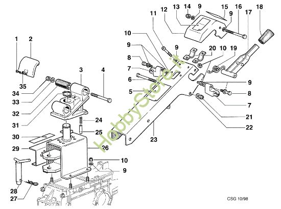 Picture of Piantone KAM 5 (Fino/Until 2009) Motocoltivatore