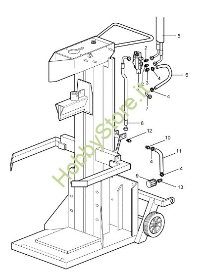 Picture of Basamento (2/2) SPLIT 120 T Spaccalegna