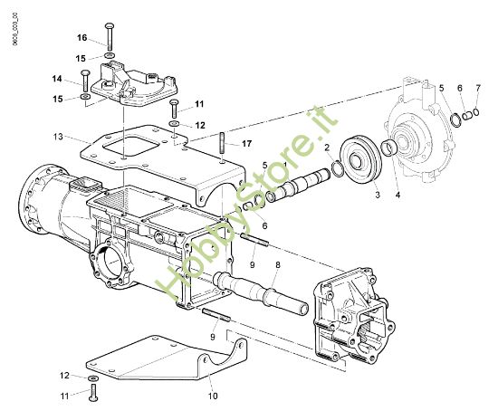 Picture of Ingranaggi (Cambio) (1/2) FC 30 M (Fino/Until 2009) Falciatrice