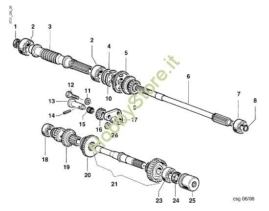 Picture of Ingranaggi (Cambio) (2/2) FC 30 M (Fino/Until 2009) Falciatrice