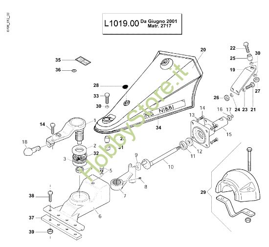 Picture of Movimento in bagno d'olio L0101900 FC 30 M (Fino/Until 2009) Falciatrice