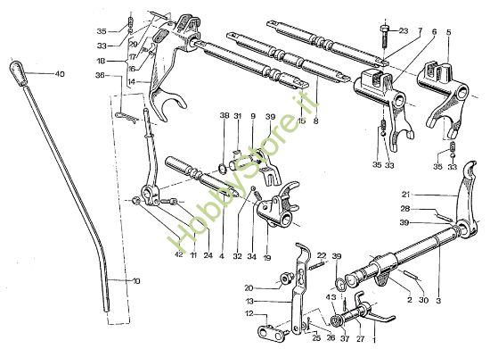 Picture of Comandi interni 700-800 Motocoltivatore