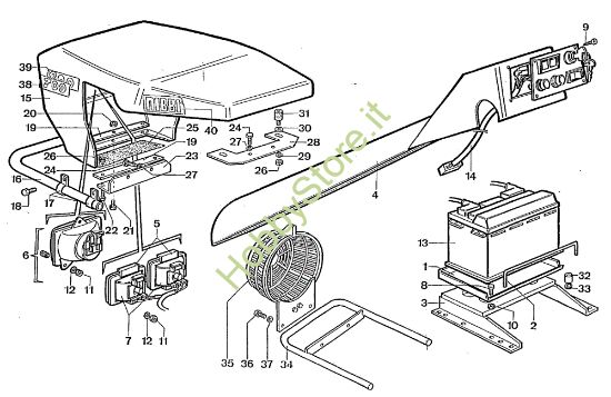 Picture of Impianto elettrico 700-800 Motocoltivatore