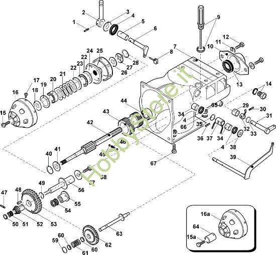 Picture of Frizione 193 Motozappa