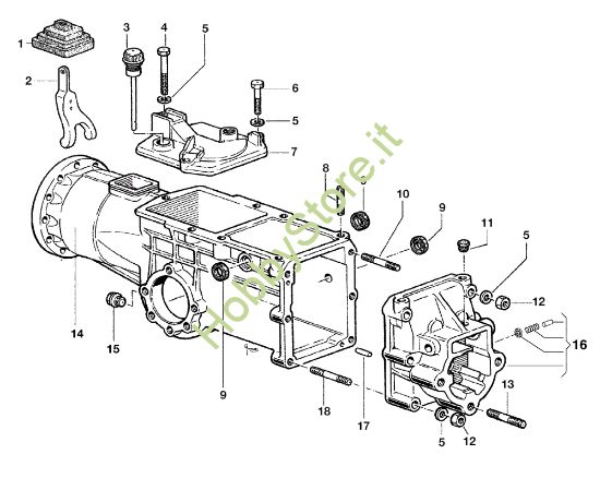 Picture of Scatola cambio KAM 5 HF Motocoltivatore