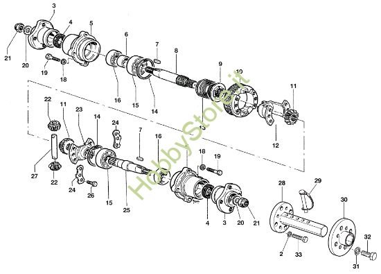 Picture of Ponte con differenziale KAM 5 HF Motocoltivatore