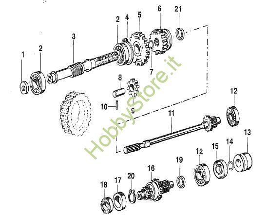 Picture of Ingranaggi (Cambio) 506 / 506 CDA Motocoltivatore