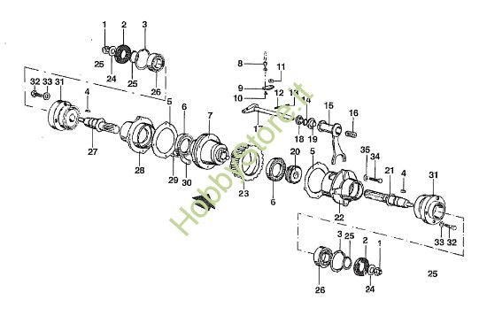 Picture of Differenziale 506 / 506 CDA Motocoltivatore