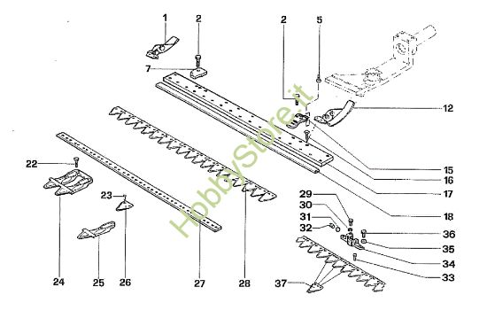 Picture of Barra falciante speciale 506 / 506 CDA Motocoltivatore
