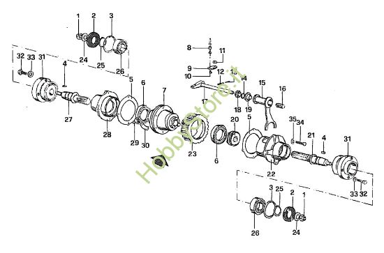 Picture of Differenziale 508 / 508 CDA Motocoltivatore