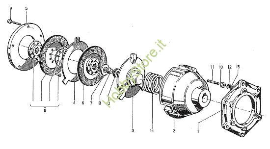 Picture of Frizione 600 Motocoltivatore