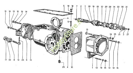 Picture of Scatola cambio 600 Motocoltivatore