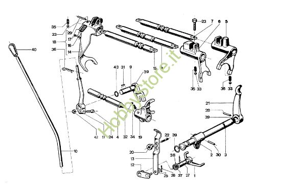 Picture of Comandi interni 600 Motocoltivatore