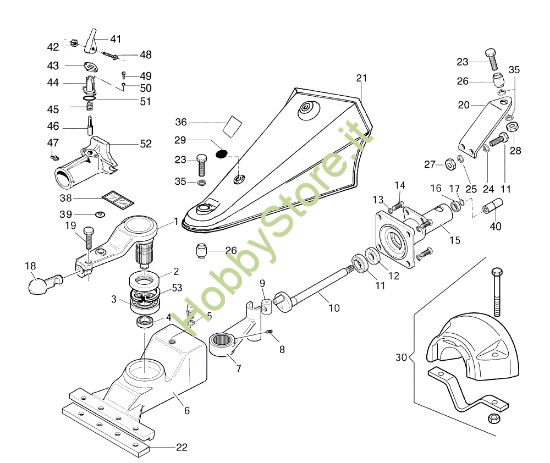 Picture of Movimento in bagno d'olio L0101500 MAK 17 (Fino/Until 2009) Motocoltivatore