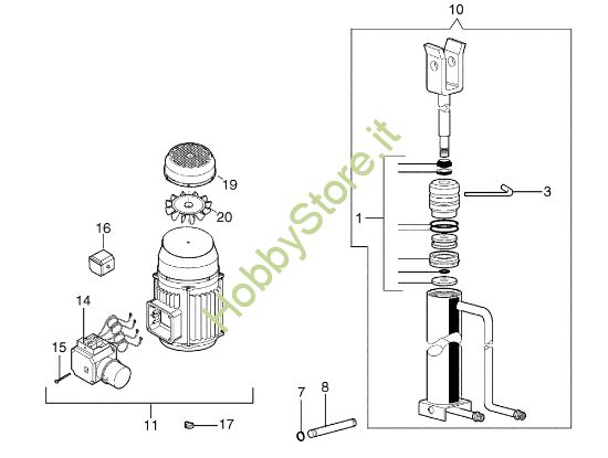 Picture of Motore e cilindro SPLIT 610 T Spaccalegna