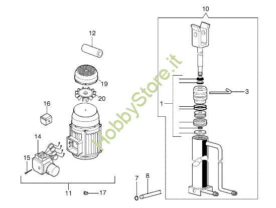 Picture of Motore e cilindro SPLIT 700 M Spaccalegna