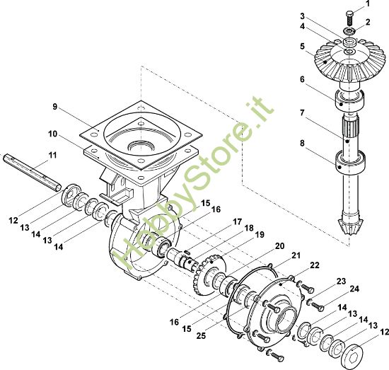 Picture of Trasmissione 194 Motozappa