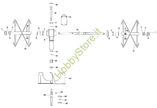 Picture of Scatola rinvio L0026200 Turboneve doppio stadio 60 cm