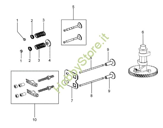 Picture of Valvola e regolatore 101 (EN 709) (K800 H - SN T210) Motozappa