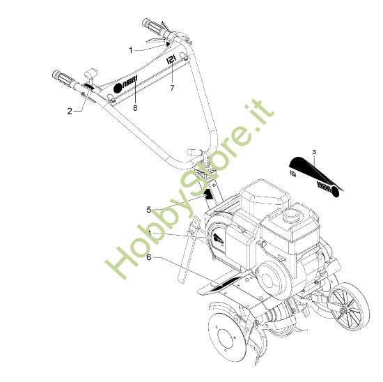 Picture of Kit targhette 121 Motozappa