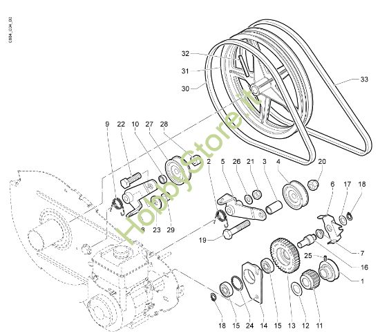 Picture of Ingranaggi 122 Motozappa