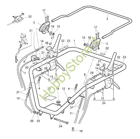 Picture of Comandi manubrio NTR 550 D (Hydro) Transporter