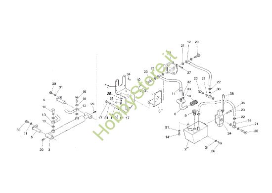 Picture of Impianto oleodinamico (Cassone dumper) NTR 550 D (Hydro) Transporter