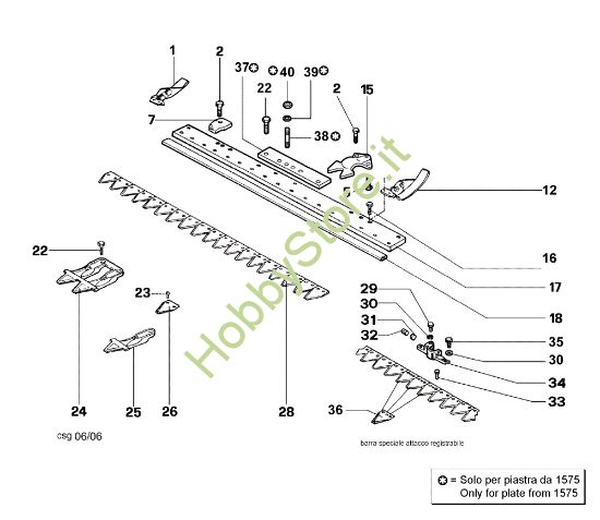 Picture of Barra falciante speciale FC 30 M Falciatrice