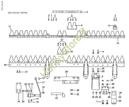 Picture of Movimento in bagno d'olio 69229025 FC 30 M Falciatrice