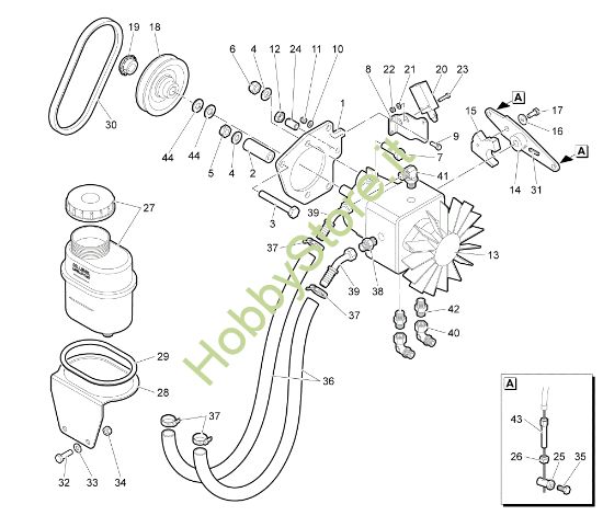 Picture of Pompa idraulica FC 30 H Falciatrice