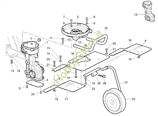 Picture of Scatola cambio 110 Motozappa