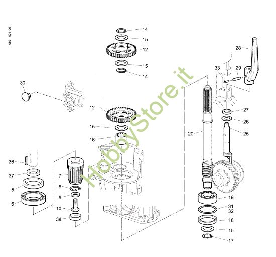 Picture of Ingranaggi (Cambio) 110 Motozappa