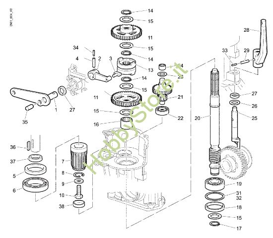 Picture of Ingranaggi (Cambio) 112 (Fino/Until 2011) Motozappa