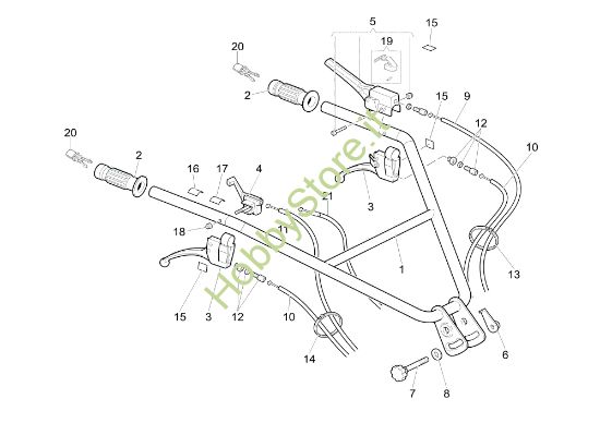 Picture of Comandi manubrio 160 (EN 709) Motozappa