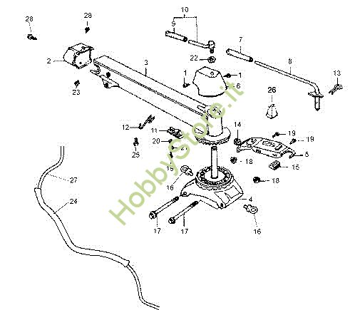 Picture of Stegola e comandi 162 (EN 709) Motozappa