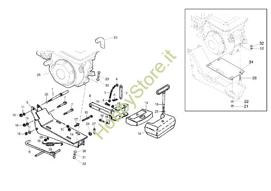 Picture of Carpenteria (1/2) 162 (EN 709) Motozappa