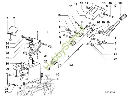 Picture of Piantone KAM 5 (Fino/Until 2012) Motocoltivatore