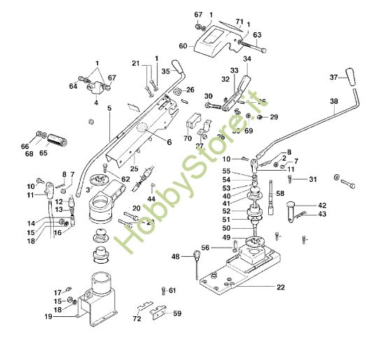 Picture of Piantone e impedimenti MAK 16 (Fino/Until 2012) Motocoltivatore