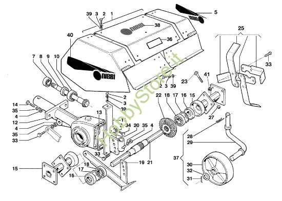 Picture of Fresa 69219018/69219019 BRIK 3 (Fino/Until 2012) Motocoltivatore
