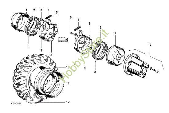 Picture of Freni e ruote FC 20 L Falciatrice
