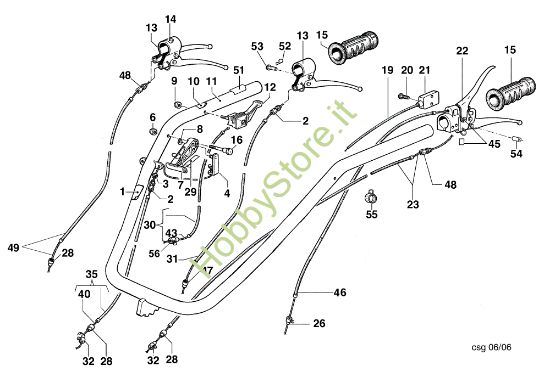 Picture of Stegola e comandi FC 20 L Falciatrice