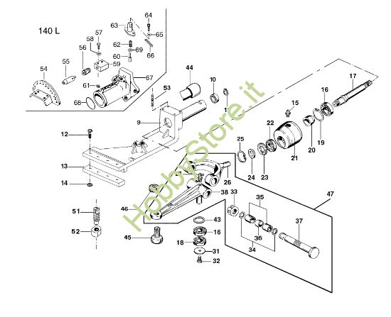 Picture of Movimento meccanico 69229026 FC 20 L Falciatrice