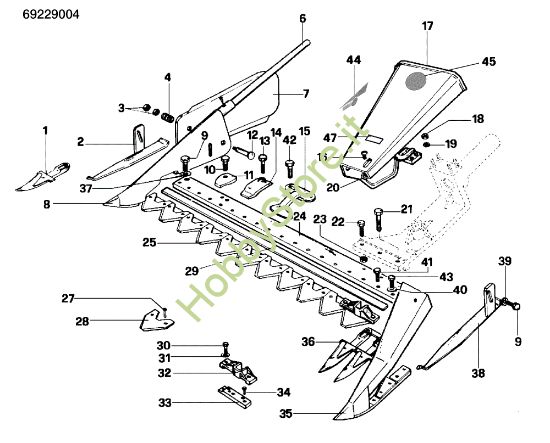 Picture of Barra falciante semifitta 69229004 FC 20 L Falciatrice