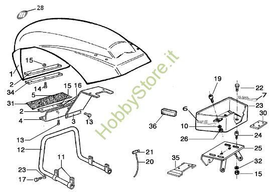 Picture of Cofano MAK 18 Motocoltivatore