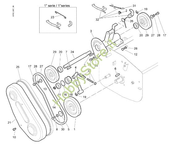 Picture of Trasmissione (2/2) NTS 80 Trinciasarmenti